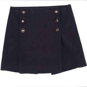 SONIA RYKIEL Wool mini skirt. Sz 34FR.